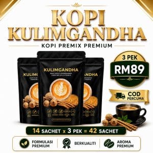 3x pek kopi kulimgandha